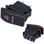 Resim Powermaster Çapa Irgatı Sembollü Yaylı Işıksız 3 Pinli On-off 12-24v Marin Switch-179266 