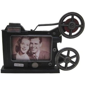 Resim Dekoratif Metal Çerçeve Sinema Projektörü Hediyelik 