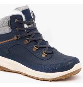Resim Decathlon Quechua Kadın Outdoor Deri Kar Botu - Mavi - NH900 Mid 