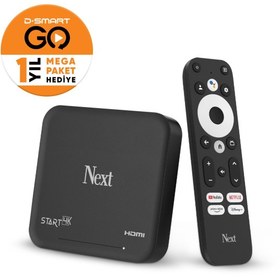 Resim Next Start 4K TV Box - 12 Aylık D-Smart GO Mega Paket 