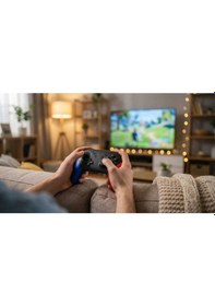 Resim Kablosuz Oyun Kolu Bluetooth Gamepad Pc Telefon Tablet Uyumlu Titreşimli Ergonomik Kontrolcü 