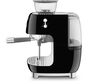 Resim smeg Siyah Espresso Kahve Makinesi 50's Style 