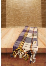 Resim % 100 Pamuk Hızlı Kuruyan Peştemal Banyo, Sauna, Plaj, Spor, Havuz Ve Misafir Havlusu Mor 