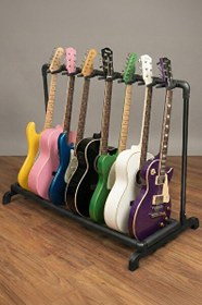 Resim Lastvoice GR-770 Profesyonel 7'li (Yedili) Çoklu Gitar Standı Sehpası 