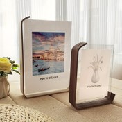 Resim Ahşap Standlı Çok Yönlü Akrilik Fotoğraf Çerçevesi - Fotoğraflar, Sanat Eserleri ve Daha Fazlasını Sergilemek İçin Mükemmel - 4 Boyutta Mevcut, 1 