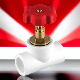 Resim Badem10 Küresel Pprc Kelebek Döndermeli Vana Plastik 20'lık Pvc Vanası Dişsiz Boru Kaynak Makine Bağlantı 