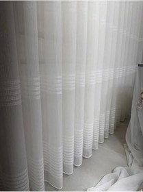 Resim Nivemeshome Eymes 1/3 Sık Pileli Tül Perde Apm,Beyaz 100 X 270 