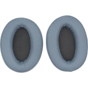 Resim Spibicyy Sony WH-H910N Kulaklık Için 1 Çift Kulaklık Kapakları Kolayca Değiştirilen Kulaklık Koruyucu Kollu Toka Kulak Yastıkları Mavi (Yurt Dışından) 
