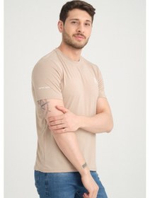 Resim Tad Gear Taktikal Likralı Micro Tişört Bej 