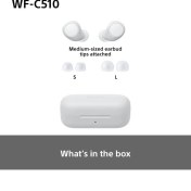 Resim Sony WF-C510/WC Kablosuz Kulak Içi Kulaklık - Beyaz 