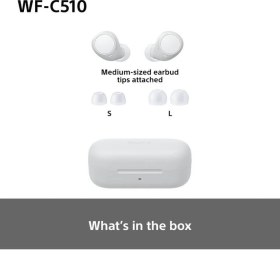 Resim Sony WF-C510/WC Kablosuz Kulak Içi Kulaklık - Beyaz 