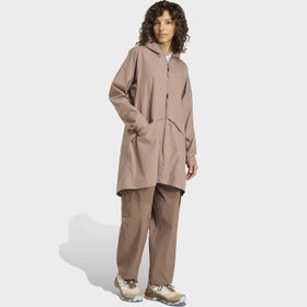 Resim adidas Terrex Multi 2 Layer Climaproof Kadın Kahverengi Yağmurluk (KA7033) 