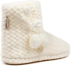 Resim Rd EB304 Zigzag Desen Kadın Panduf Ev Botu Ev Ayakkabısı 