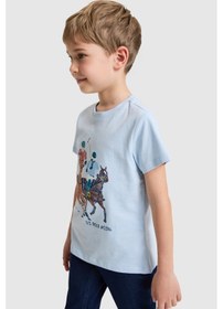 Resim U.s. Polo Assn. Erkek Çocuk Açık Mavi Tişört 50327028-vr003 Acık Mavı 