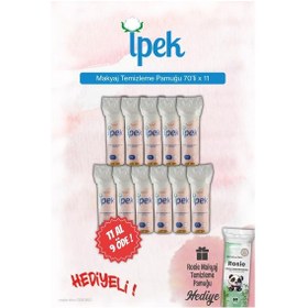 Resim İpek 70'li Makyaj Temizleme 11 Al 9 Öde Ve Rosie Pamuk Hediye 