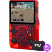 Resim R36S Retro El Oyun Konsolu – 3,5" IPS Ekranlı, 15.000+ Oyun Yüklü, Taşınabilir Cihaz - Kırmızı 