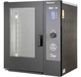 Resim Maksan Elektrik Isıtmalı Dijital 10 Tepsili Konveksiyonlu Patiseri Fırın 