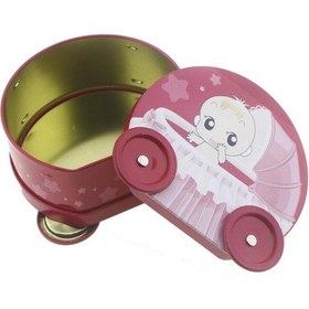 Resim Mutluadim 11X12Cm Puset Bebek Arabası Metal Kutu 