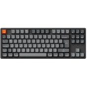Resim Keychron K8M-J1-TR Max %80 TKL RGB Kırmızı Switch Kablosuz Mekanik Klavye 