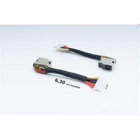 Resim HP Uyumlu Pavilion 15-Cb 922575-Fd5, -Sd5, -Td5, -Yd5 Dc Jack Kablolu 12 