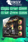 Resim DMC N335 (pubg,gta 5) Ryzen 7 7800x3d,32gb,1tb M2,rtx5060ti̇,sıvı Soğutmalı Oyuncu Masaüstü Bilgisayar 