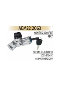 Resim Kontak Anahtar Komple Fiat Ducato 3 Boxer 3 Jumper 3 2006+ 5 Fiş 1348421080 Aem 222063 