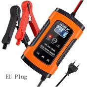 Resim Foxsur 5A 12V Akıllı Şarj Cihazı Otomotiv Onarım Akü Şarj Cihazı Kırmızı 