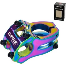 Resim Streak Wake Alüminyum Renkli Kısa Gidon Boğazı 31,8mm Rengarenk Yedek Parça Hafif ve Dayanıklı 