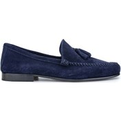 Resim D.leporı Erkek Hakiki Deri Lacivert Süet Loafer Ayakkabı 1018 06 Erk Ayk Y24 Blu Suede Çok Renkli 
