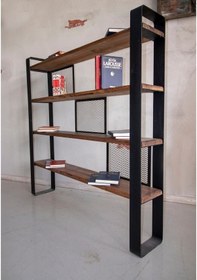 Resim Deryawood Masif Ahşap Kitaplık (333269350) 