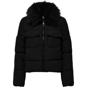 Resim Only Maggi Fur Puffer Life Siyah Kadın Mont 15322000 Siyah 