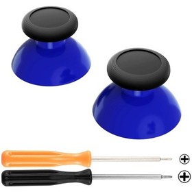Resim Mavi Siyah-extremerate Çift Renkli Joystick Thumbsticks Analog Nintendo Switch Pro Denetleyici İçin Phillips Tornavid 