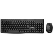 Resim EVEREST KM-719 SİYAH KABLOSUZ Q KLAVYE + MOUSE 