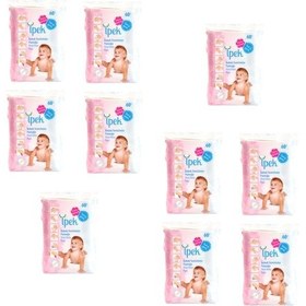 Resim İpek Maxi Bebek Temizleme Pamuğu 10 x 60'lı 