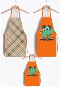 Resim Ays Home Dinazor Aile 3'lü Mutfak Önlüğü Seti 