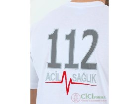 Resim Cici Forma 112 Acil Kısa Kol Beyaz Penye 