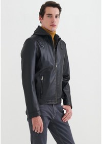 Resim Pierre Cardin Erkek Suni Deri Mont 001 