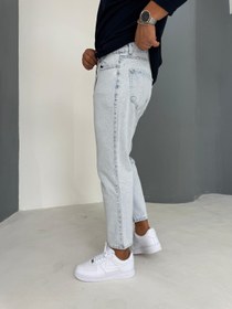 Resim Kar Yıkama Boyfriend Kot Pantolon - Mavi / 36 