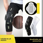 Resim 1 adet/2 adet Ayarlanabilir Dizlik - Yüksek Esneklik, Sıkılmaz, Tüm Bacak Boyutlarına Uygun, Nefes Alabilen File Kumaş, Spor ve Açık Hava Aktiviteleri İçin İdeal, Spor Diz Koruma|Nefes Alabilen File Tasarımı|Rahat Uygunluk 