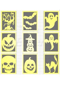 Resim Opencart Fener İçin Cadılar Bayramı Panelleri Sadece Plastik Aparattır 