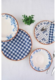 Resim Tabak Evi Porselen Lindy Yemek Takımı 6 Kişilik 24 Parça Bns24ykprs1216 Çok Renkli 