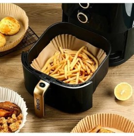 Resim AyrStore Air Fryer Pişirme Kağıdı, Hava Fritözü Kağıdı, Fırın Pişirme Kağıdı, Xl ve Xxl Uygun, Tarım 