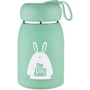 Resim Shineyee 320ml Yeşil Çift Katlı Paslanmaz Çelik Termos Bardak, Vakum Isı Yalıtımı, Taşınabilir Askı, Dışarıdaki Güzel Desen Ve Kaygan Açık Ağız Siyah 