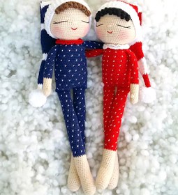 Resim El Örgüsü Pijamalı Bebek - Amigurumi 