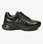 Resim Greyder 59122 Kadın Siyah Hakiki Deri Sneaker Ayakkabı-735 Siyah 