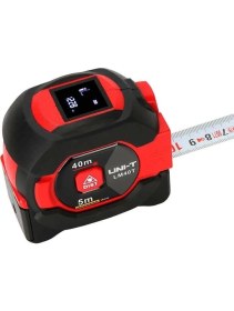 Resim Uni-T LM40T 40 mt Lazermetre ve Manuel Metre Mesafe Ölçer 