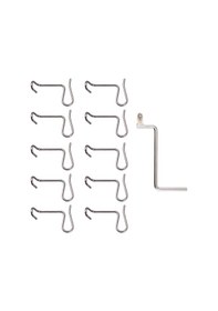 Resim Geeroyoo Bahçe Tel Gerici - 10 Parça Metal Çit Sıkma Aleti Seti Sap Dahil Not: Bu Başlık 111 Karakter Sınırını Aşmamaktadır 