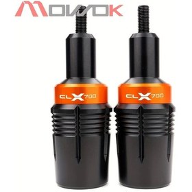 Resim Hightower Cfmoto 700 Clx Cl-x Motorcycle Çerçeve Koruması Turuncu Aksesuar 