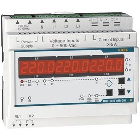 Resim Kael Multımet-02-r-dın - Multimetre Röle Çıkışlı 