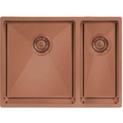 Resim ukinox Color X 340.70 Bronz Polisajlı Tezgahüstü Eviye 